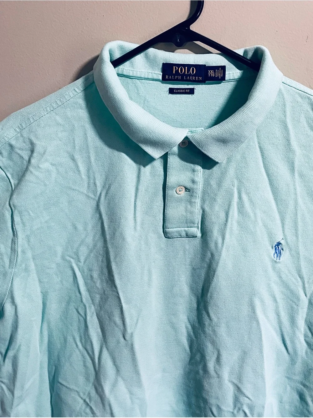 Polo by Ralph Lauren Men's Classic Fit Mint Green Polo Shirt